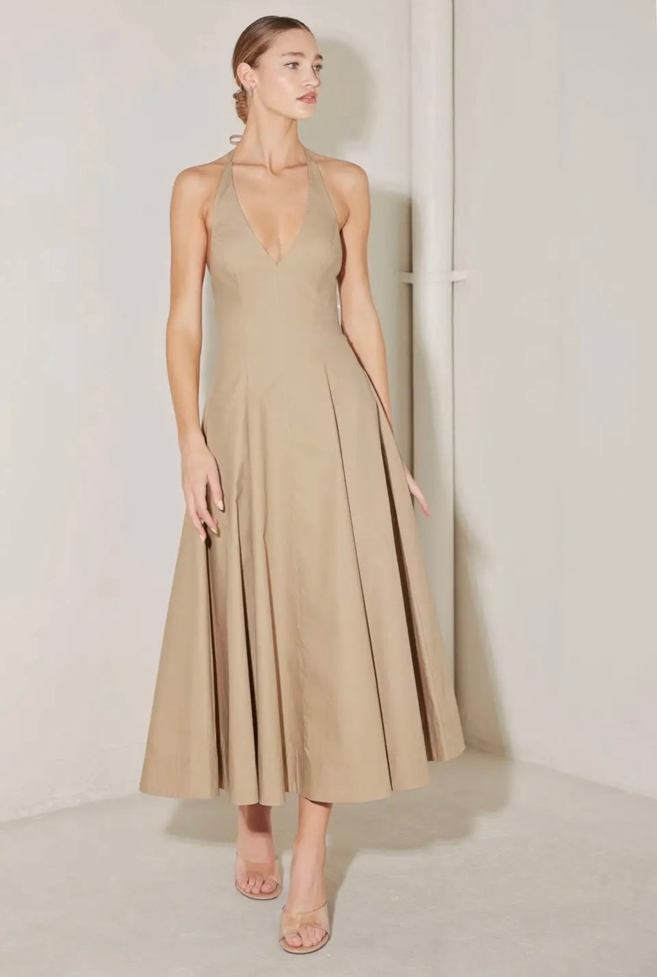 Abigail Woven Midi Dress